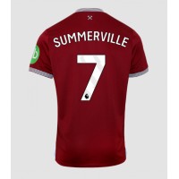 Stroje piłkarskie West Ham United Crysencio Summerville #7 Koszulka Podstawowej 2025-26 Krótki Rękaw